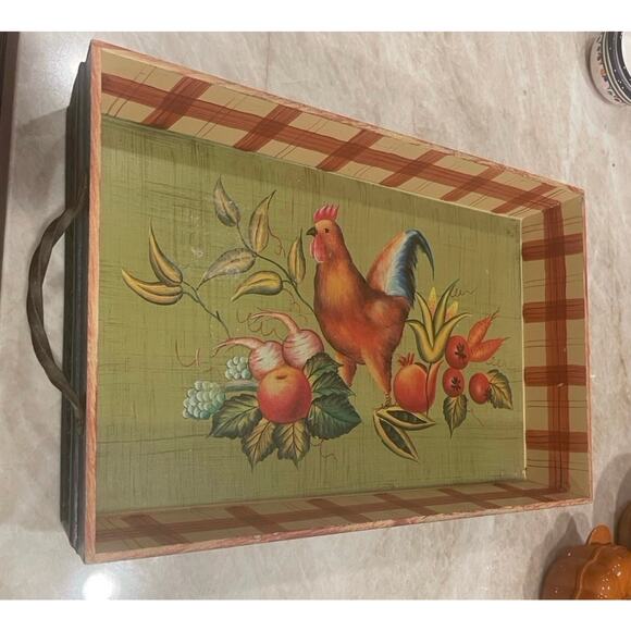 Decorative Rooster tray by Tracy Porter - Picture 2 of 12